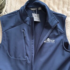 Eddie Bauer Men's Dark Blue Softshell Vest